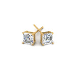 Load image into Gallery viewer, 1/2-5 Carat Asscher Cut Lab Created Diamond Stud Earring 14K Gold
