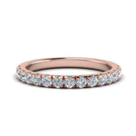 Load image into Gallery viewer, Half Eternity Scalloped Lab Diamond Ring 14K Gold
