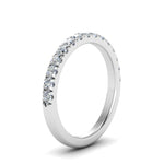 Load image into Gallery viewer, Half Eternity Scalloped Lab Diamond Ring 14K Gold
