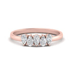 Load image into Gallery viewer, Knife Edge Solitaire Lab Diamond Ring 14K Gold
