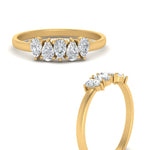 Load image into Gallery viewer, Knife Edge Solitaire Lab Diamond Ring 14K Gold
