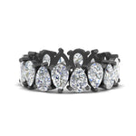 Load image into Gallery viewer, 2.50 To 5 Carat Lab Diamond Teardrop Eternity Band 14K Gold
