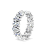 Load image into Gallery viewer, 2.50 To 5 Carat Lab Diamond Teardrop Eternity Band 14K Gold
