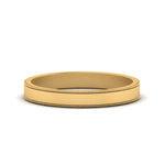 Load image into Gallery viewer, Flat Milgrain Stackable Mens Wedding Band In 14K Yellow Gold | Cuts &amp; Carat
