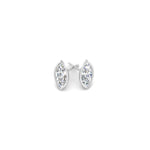 Load image into Gallery viewer, 0.50 To 5 Carat Lab Diamond Marquise Stud Bezel Set Earring For Women 14K Gold
