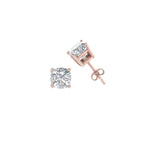 Load image into Gallery viewer, 0.50 To 5 Carat Cushion Cut Lab Created Diamond Stud Earring 14K Gold
