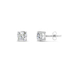 Load image into Gallery viewer, 0.50 To 5 Carat Cushion Cut Lab Created Diamond Stud Earring 14K Gold
