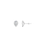 Load image into Gallery viewer, 0.50 To 5 Carat Lab Diamond Pear Stud Bezel Set Earring For Women 14K Gold
