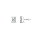 Load image into Gallery viewer, 1/2 To 5 Carat Radiant Cut Lab Created Diamond Women Stud Earring 14K Gold
