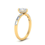 Load image into Gallery viewer, Lab Grown Heart Cut Diamond Halo Engagement Rings 14K Yellow Gold
