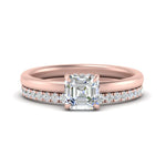 Load image into Gallery viewer, 1/2 To 5 Carat Half Eternity Wedding Band with Lab Diamond Hidden Halo Ring 14K Gold
