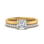 Load image into Gallery viewer, 1/2 To 5 Carat Half Eternity Wedding Band with Lab Diamond Hidden Halo Ring 14K Gold
