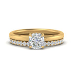 Load image into Gallery viewer, 1/2 To 5 Carat Half Eternity Wedding Band with Lab Diamond Hidden Halo Ring 14K Gold
