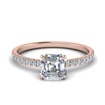 Load image into Gallery viewer, Lab diamond Under Halo Engagement Rings 14K Gold
