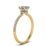 Load image into Gallery viewer, Lab diamond Under Halo Engagement Rings 14K Gold
