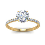 Load image into Gallery viewer, Lab diamond Petite Halo Engagement Rings 14K Gold
