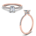 Load image into Gallery viewer, Lab diamond Hidden Halo Engagement Rings 14K Gold
