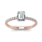 Load image into Gallery viewer, Lab diamond Hidden Halo Engagement Rings 14K Gold
