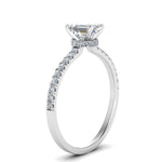 Load image into Gallery viewer, Lab diamond Hidden Halo Engagement Rings 14K Gold
