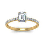 Load image into Gallery viewer, Lab diamond Hidden Halo Engagement Rings 14K Gold
