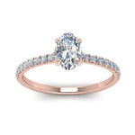 Load image into Gallery viewer, Lab diamond Hidden Halo Engagement Rings 14K Gold
