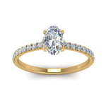 Load image into Gallery viewer, Lab diamond Hidden Halo Engagement Rings 14K Gold
