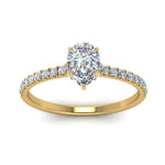 Load image into Gallery viewer, Lab diamond Under Halo Engagement Rings 14K Gold
