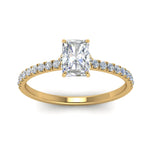 Load image into Gallery viewer, Lab diamond Petite Halo Engagement Rings 14K Gold
