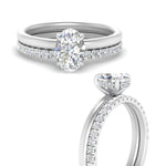 Load image into Gallery viewer, 0.50 To 5 Carat Hidden Halo Engagement Ring Wedding Band 14K Gold
