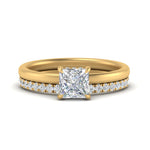 Load image into Gallery viewer, 0.50 To 5 Carat Hidden Halo Engagement Ring Wedding Band 14K Gold
