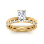 Load image into Gallery viewer, 0.50 To 5 Carat Hidden Halo Engagement Ring Wedding Band 14K Gold
