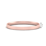 Load image into Gallery viewer, Comfort Fit Light Weight Flat Stacking Mens Band In 14K Rose Gold | Cuts &amp; Carat
