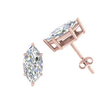 Load image into Gallery viewer, 0.50 To 5 Carat Marquise Lab Created Diamond Stud Earring 14K Gold
