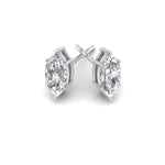 Load image into Gallery viewer, 0.50 To 5 Carat Marquise Lab Created Diamond Stud Earring 14K Gold
