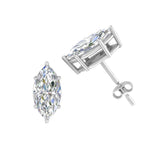 Load image into Gallery viewer, 0.50 To 5 Carat Marquise Lab Created Diamond Stud Earring 14K Gold
