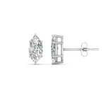 Load image into Gallery viewer, 0.50 To 5 Carat Marquise Lab Created Diamond Stud Earring 14K Gold
