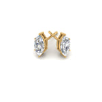 Load image into Gallery viewer, 0.50 To 5 Carat Marquise Cut Lab Created Diamond Stud Earring 14K Gold
