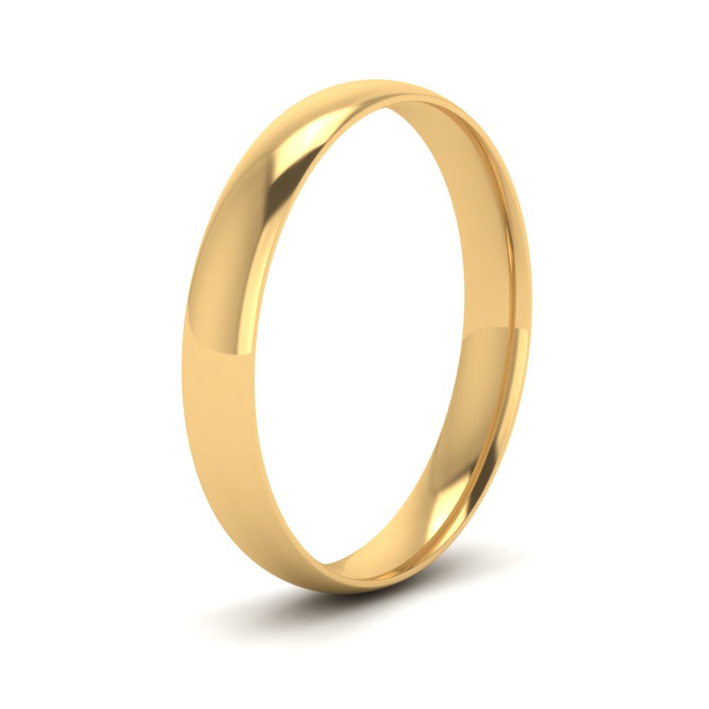 6 MM Classic Comfort Mens Wedding Band In 14k Yellow Gold | Cuts & Carat