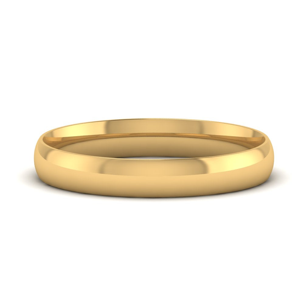 6 MM Classic Comfort Mens Wedding Band In 14k Yellow Gold | Cuts & Carat