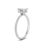 Load image into Gallery viewer, Lab diamond Under Halo Engagement Rings 14K Gold
