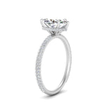 Load image into Gallery viewer, Lab diamond Under Halo Engagement Rings 14K Gold
