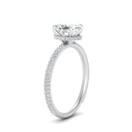 Load image into Gallery viewer, Lab diamond Under Halo Engagement Rings 14K Gold
