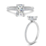 Load image into Gallery viewer, Lab diamond Under Halo Engagement Rings 14K Gold
