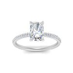 Load image into Gallery viewer, Lab diamond Under Halo Engagement Rings 14K Gold
