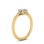 Load image into Gallery viewer, Lab diamond 3 Stone Tapered Engagement Rings 14K Gold
