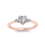 Load image into Gallery viewer, Lab diamond 3 Stone Tapered Engagement Rings 14K Gold
