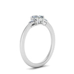 Load image into Gallery viewer, Lab diamond 3 Stone Tapered Engagement Rings 14K Gold
