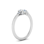 Load image into Gallery viewer, Lab diamond 3 Stone Engagement Rings 14K Gold
