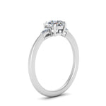 Load image into Gallery viewer, Lab diamond 3 Stone Tapered Engagement Rings 14K Gold
