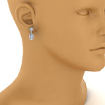 Load image into Gallery viewer, 1.20 Carat Lab Diamond Pear Drop Earring For Women 14K Gold
